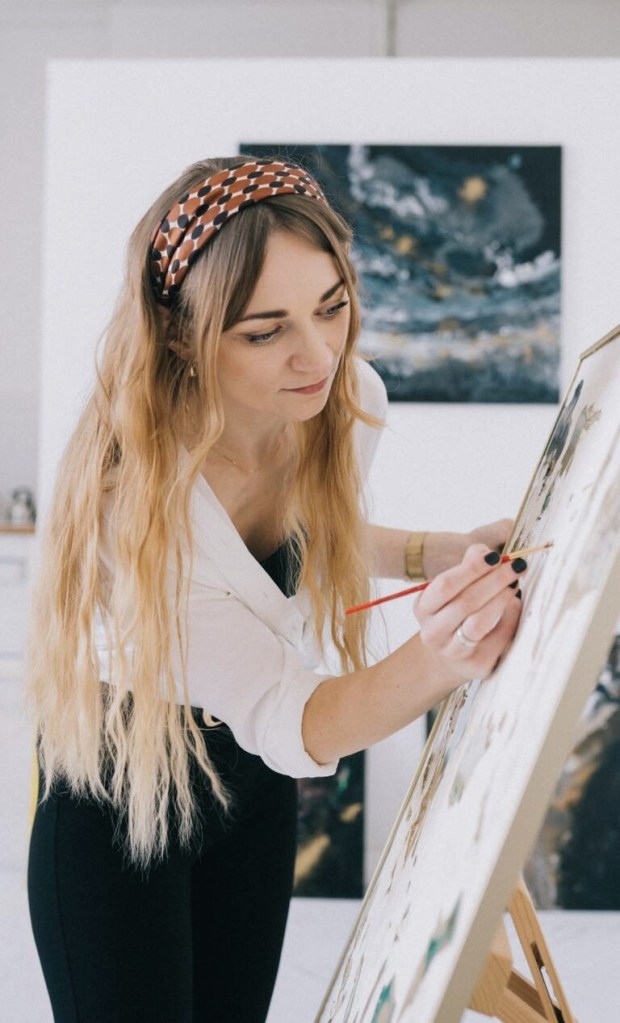 Agnieszka Kostka, malarstwo abstrakcyjne, obrazy abstrakcyjne